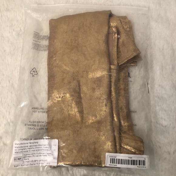 Women’s Gold Tank Top. Brand New. Size XL. - Picture 5 of 5